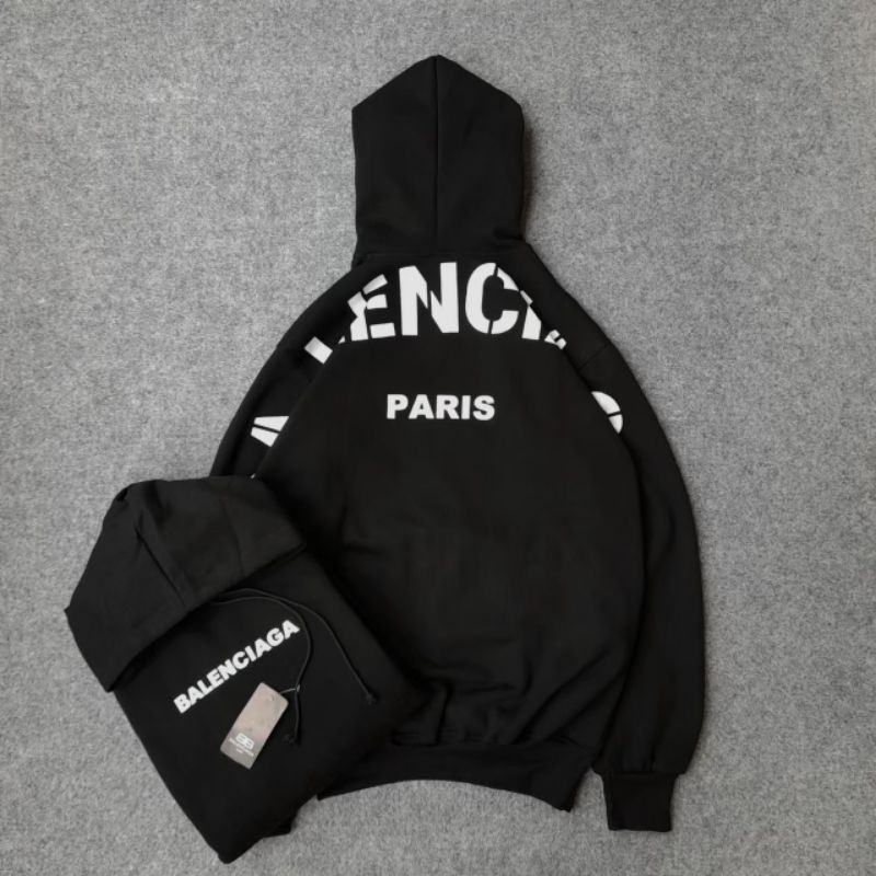 jaket sweater hoodie balenciaga full tag&label