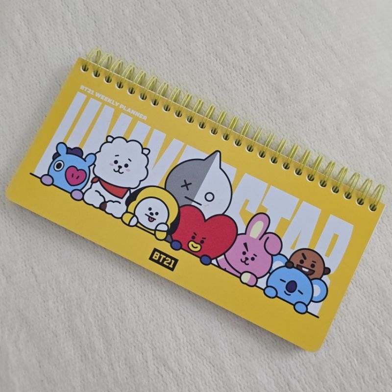 

BT21 Universtar BTS Weekly Planner
