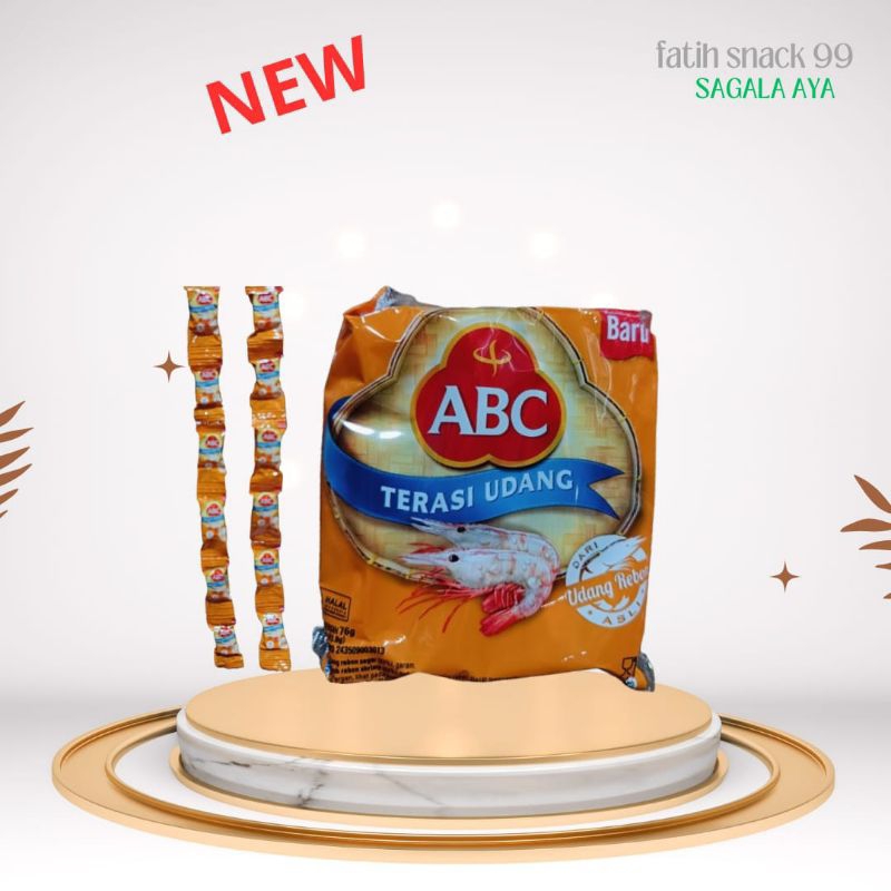 

TERASI UDANG ABC SACHET 1 PAK ISI [ 20PCS X 3.8g ]