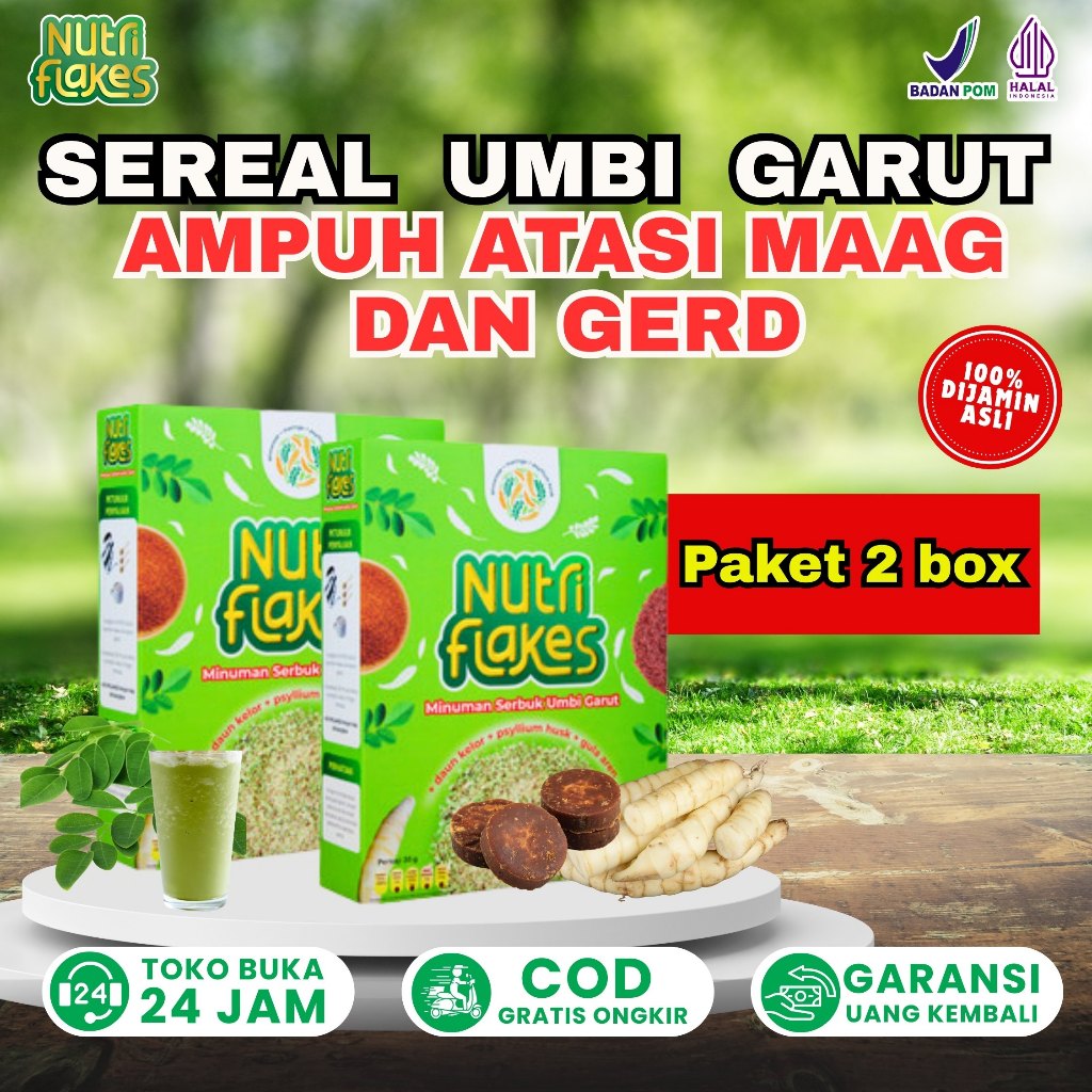 

2 Box Nutriflakes - Membantu Mengatasi Maag dan Gerd