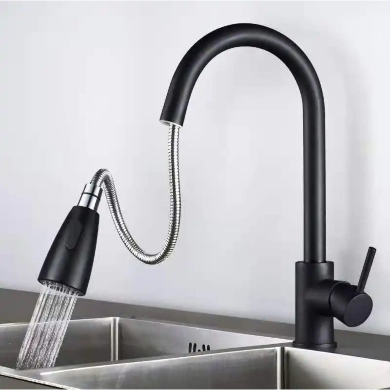 kran angsa tarik kran sink mixer tatik stenlis sus 304 kran cuci piring kran angsa meja tarik warna 