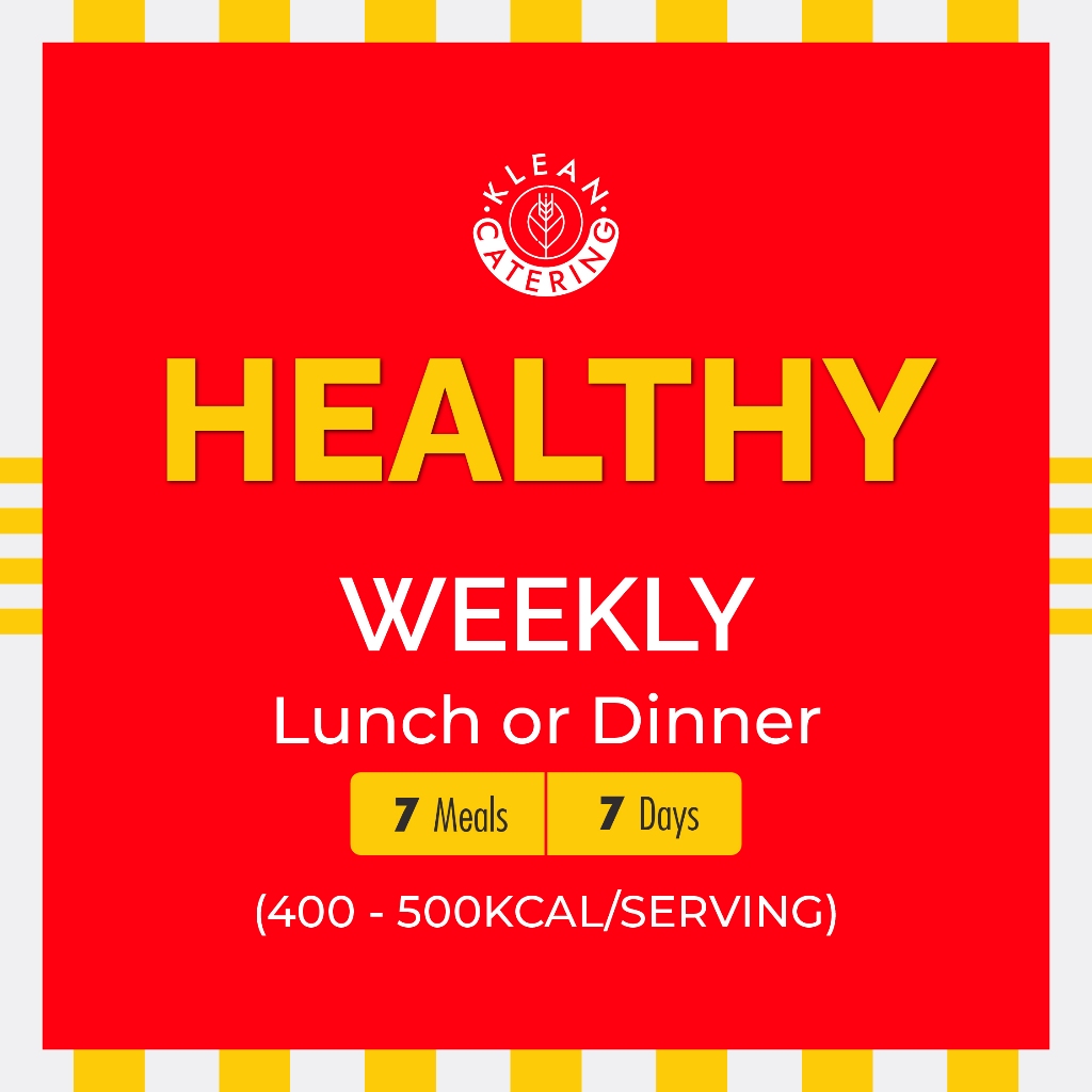 

Klean Healthy Diet Catering Sehat - Weekly (7 Meals/7 Days)