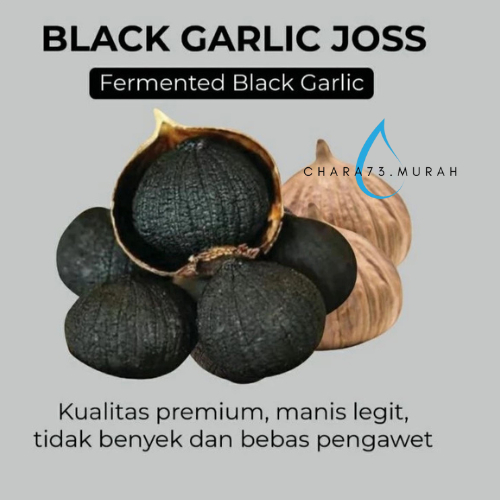BLACK GARLIC JOSS 250 GRM | FERMENTASI BAWANG PUTIH TUNGGAL |BAWANG HITAM PREMIUM SUPER