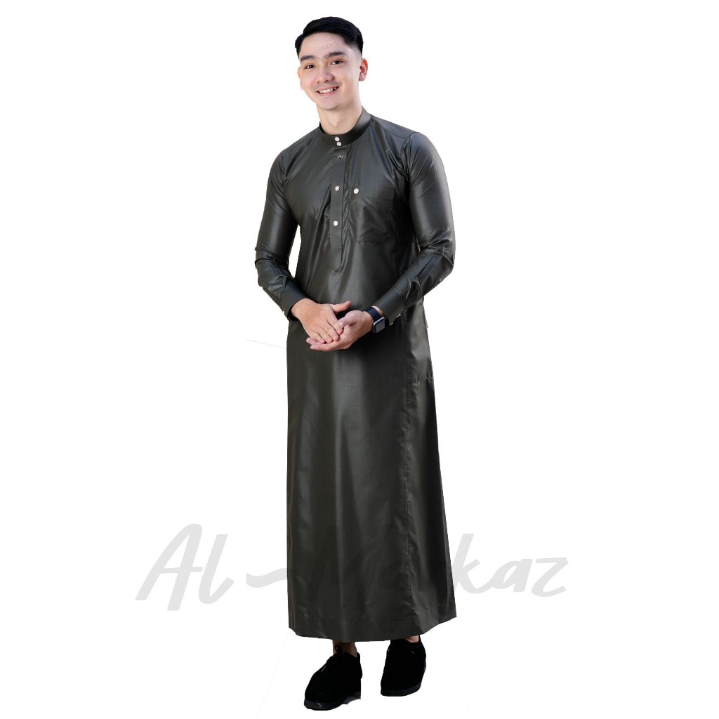 AL MARKAZ - Jubah Muslim Pria Slimfit Dewasa Alfatih