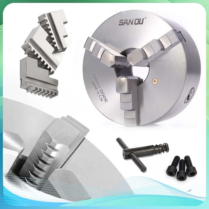 Claw Jaw 3 Bubut K11 80 Chuck Bubut 3 Inch Claw Bubut 3 Jaw Catok Kepala Bubut