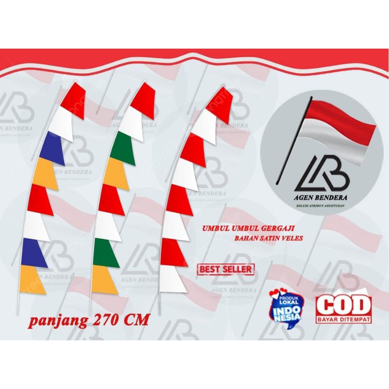 umbul2 geragaji 8mata warna merah putih