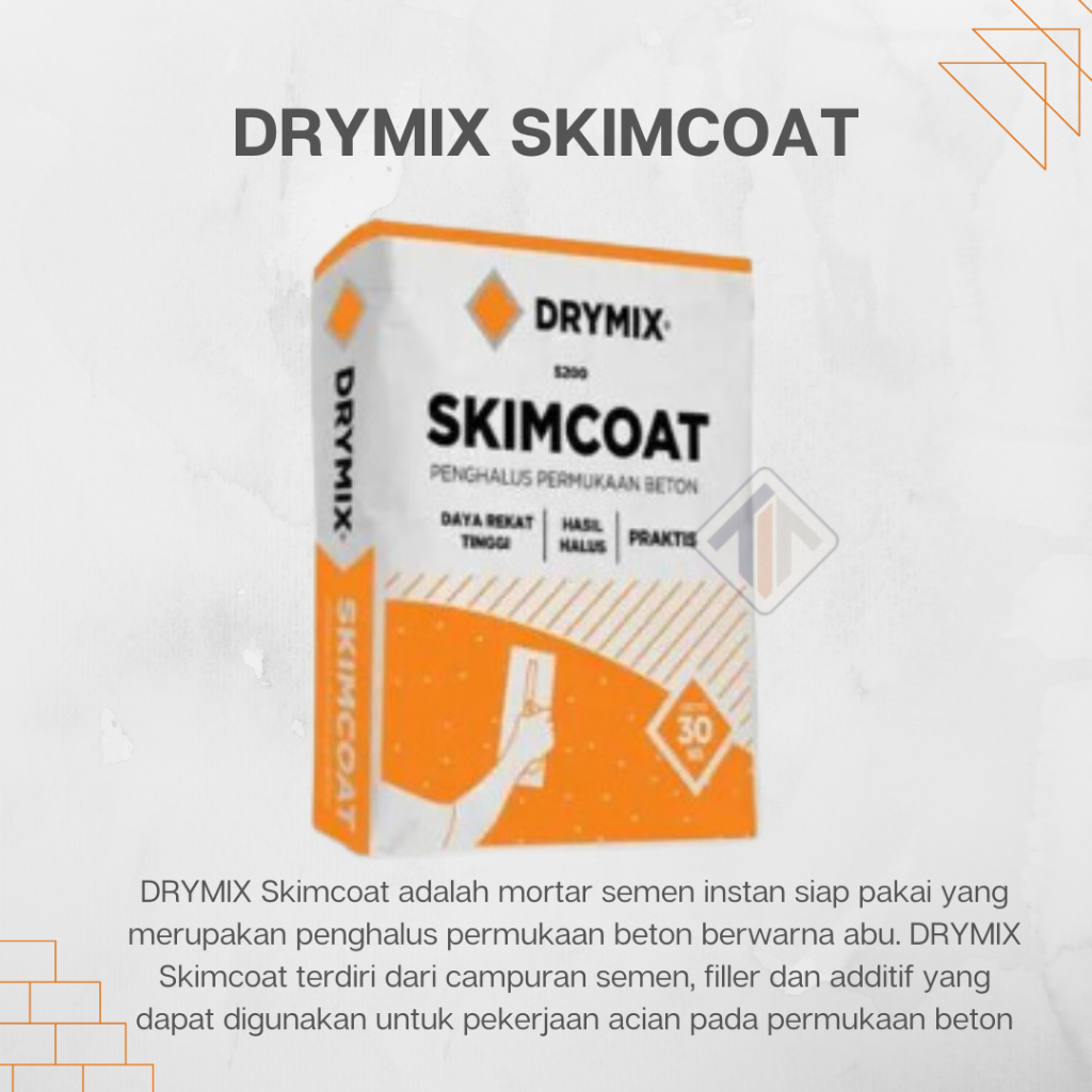 DRYMIX SKIMCOAT 30KG - ACIAN BETON - ACIAN PREMIUM