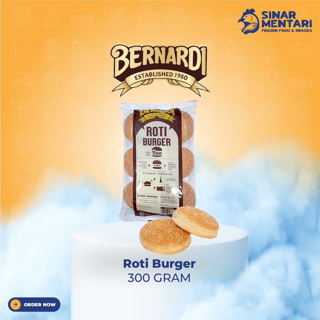 

Bernardi Roti Burger Wijen isi 6