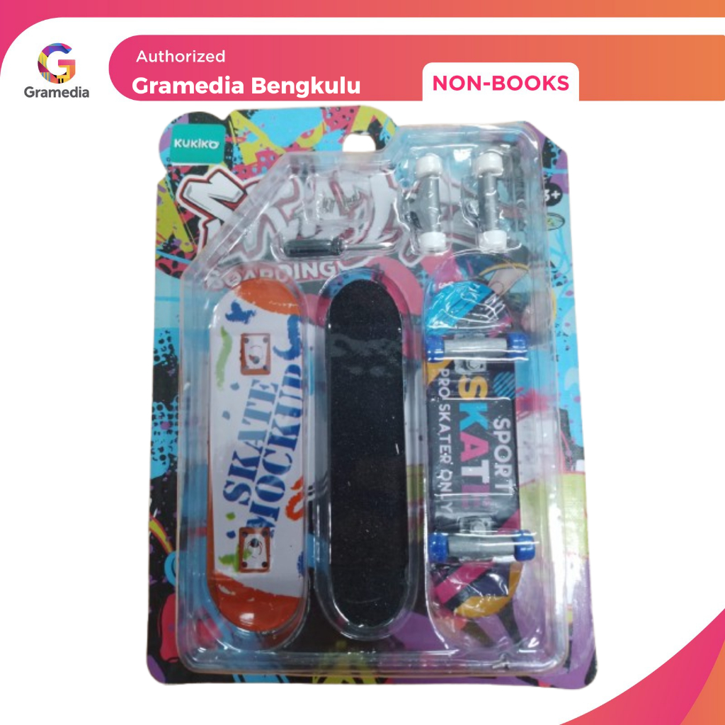 Gramedia Bengkulu - Kukiko Diy Finger Scooter 3 Skate Set 6688-157E