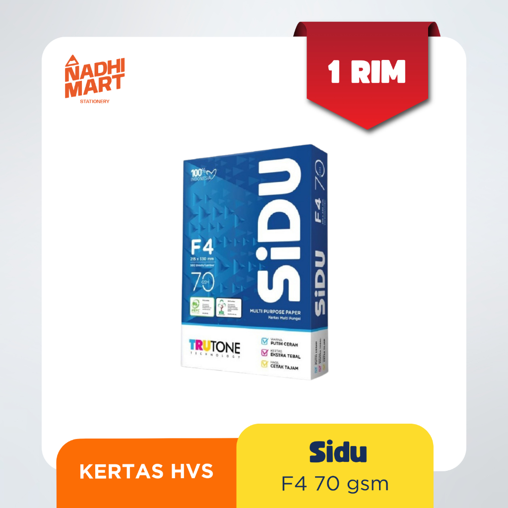 

SIDU KERTAS HVS F4 70 GSM