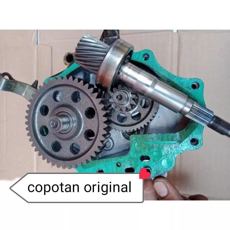 1SET GIGI RASIO TRANSMISI HONDA BEAT KARBU SCOOOY KARBU SPACY KARBU COPOTAN ORIGINAL