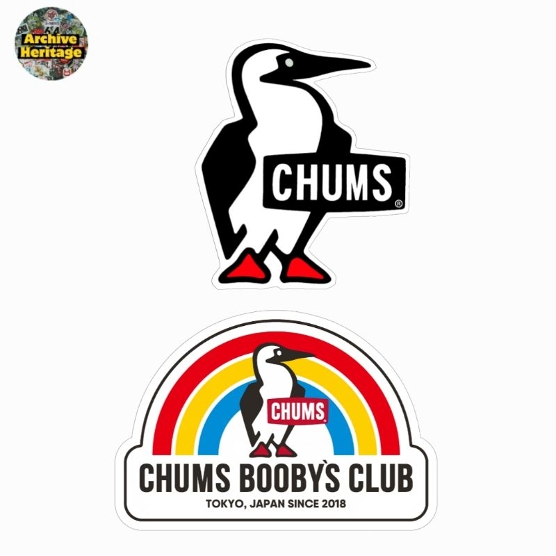 

sticker Chums booby's club jpn logo brand stiker