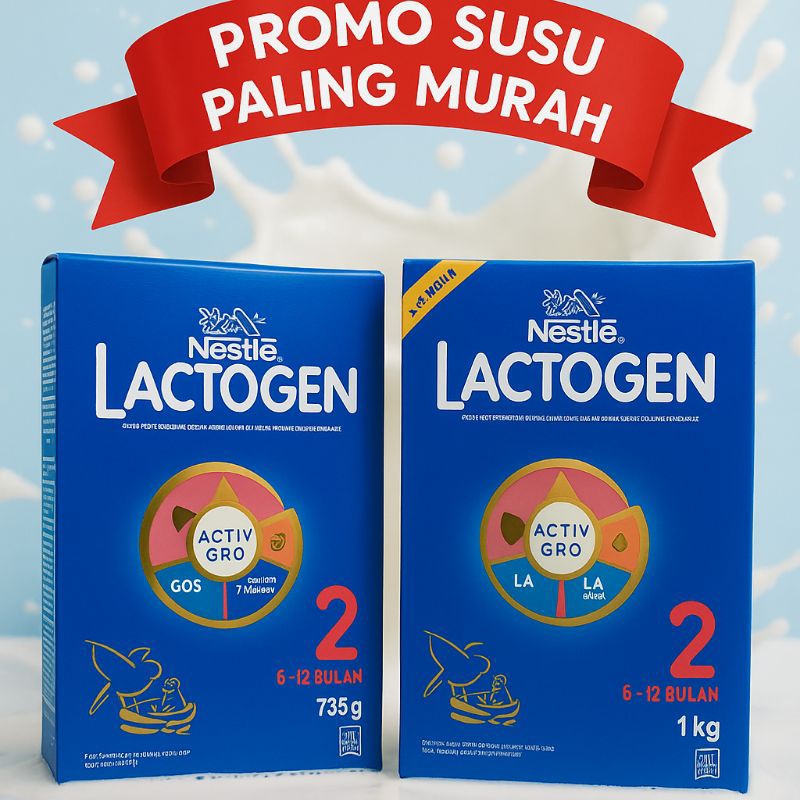 

Lactogen 2 1 Kg dan 735 gr Promo Susu Murah