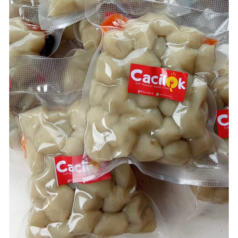 

Cilok Gajih Sapi Tetelan Isi 40 Butir Cilok Baso Aci Frozen