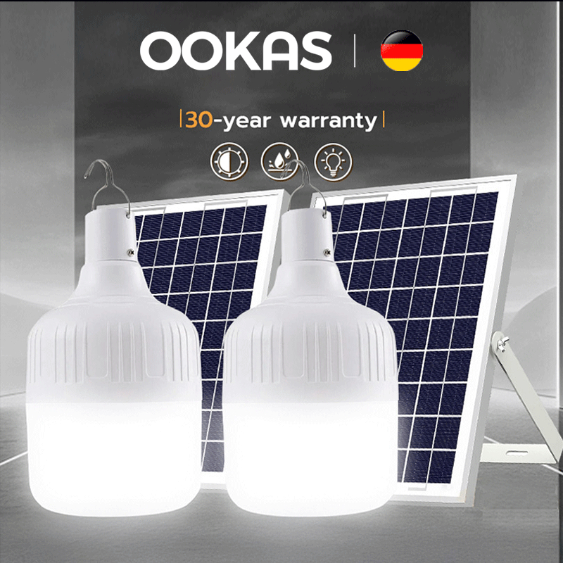 OOKAS lampu tenaga surya matahari lampu taman outdoor lighting  usb solar Bola lampu