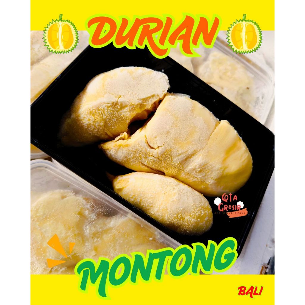 

DURIAN MONTONG FROZEN 500GR