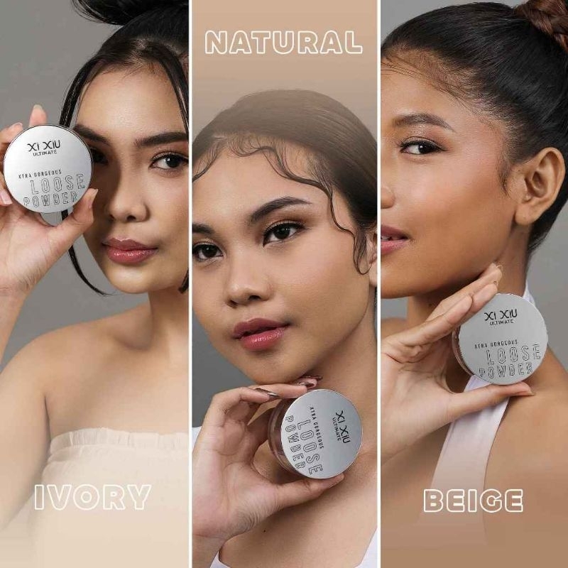 XI XIU ULTIMATE XTRA GORGEOUS XI XIU LOOSE POWDER XI XIU BEDAK TABUR XI XIU LOOSE POWDER NATURAL XI 