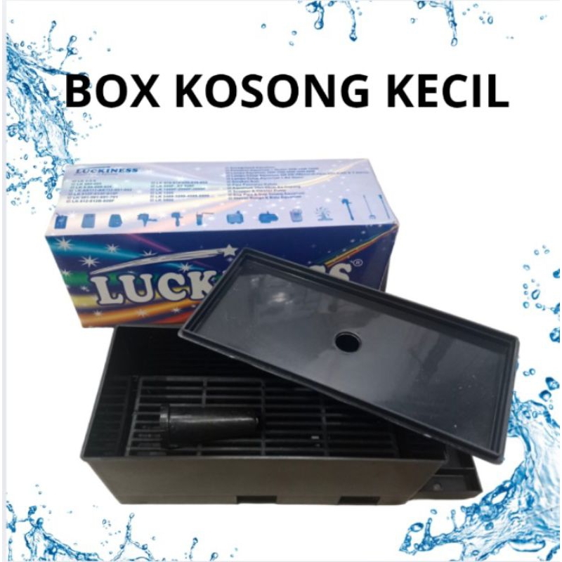 BOX KOSONG KECIL LUCKINESS BOX MEDIA FILTER KOLAM AQUARIUM
