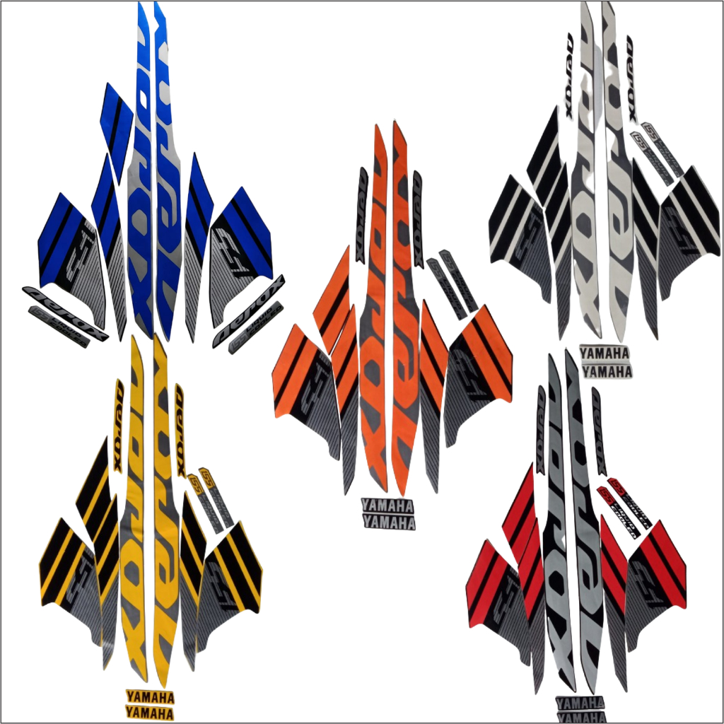 stiker striping standart Aerox 2018 list standart stiker list body AEROX 2018