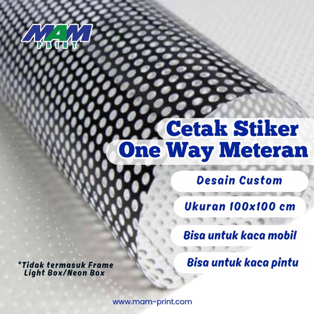 

Cetak Stiker One way Meteran / stiker kaca mobil / stiker kaca pintu / stiker kaca jendela