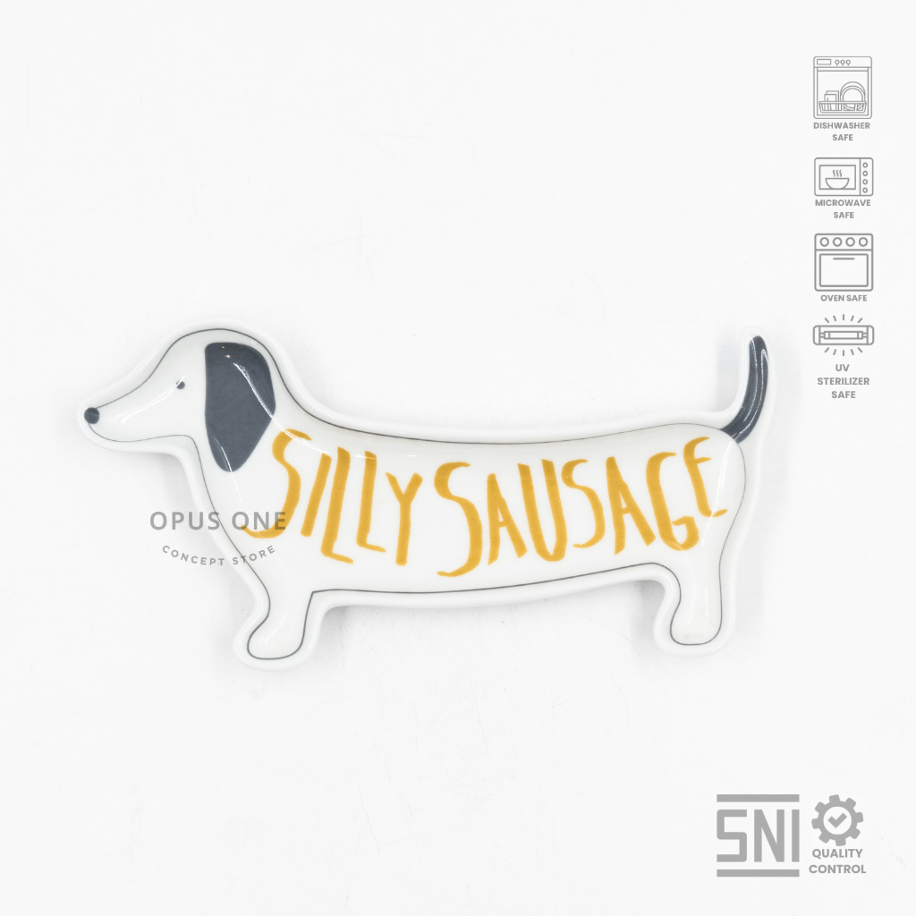Opus One Dachshunds Plate Small 16913