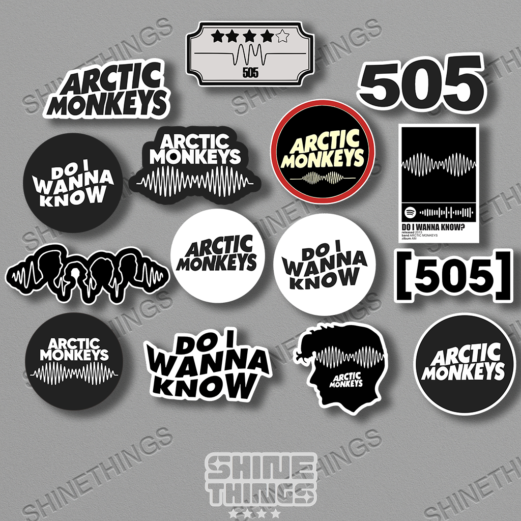 

Stiker band artic monkeys || Sticker aesthetic helm tumbler case hp laptop