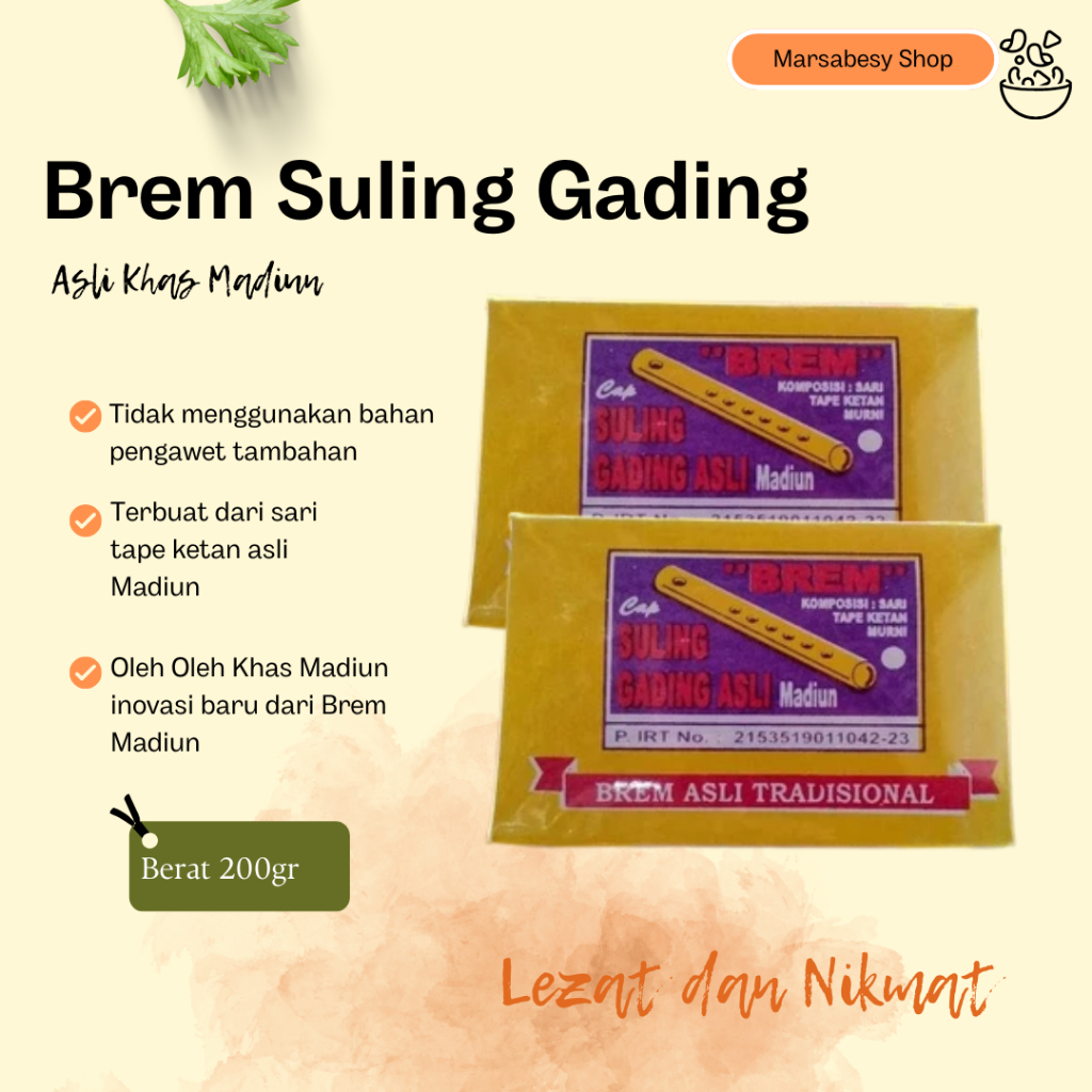 

NEW BREM MADIUN SULING GADING ASLI TRADISIONAL MURAH BERKUALITAS