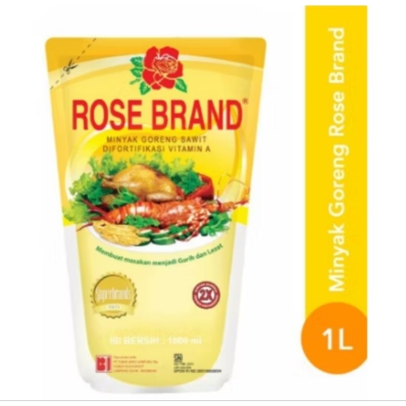 

Rose Brand Minyak goreng 1Liter 1ltr