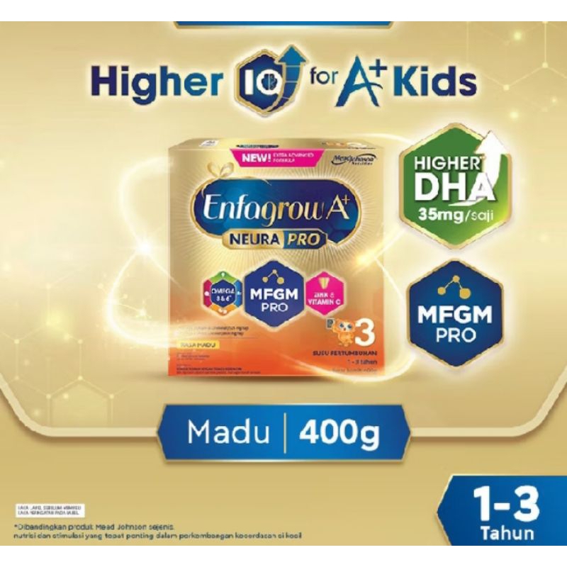 

Enfagrow A3+ Madu 400gr Susu Pertumbuhan