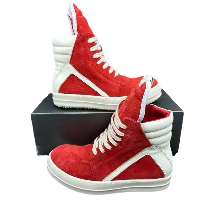 Rick Owens 24 autumn/winter high top retro casual sports shoes for men and women 8383