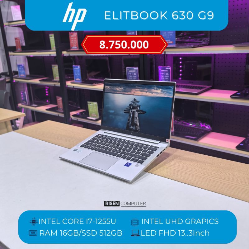 Laptop HP Elitebook 630 G9 Intel Core i7-1255U RAM 16GB SSD 512GB FHD 13.3inch Notebook Second Seken