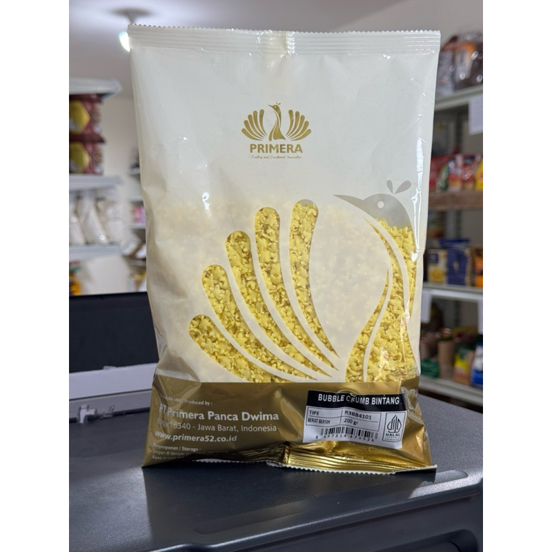 

PRIMERA BUBBLE CRUMB BINTANG 200gr