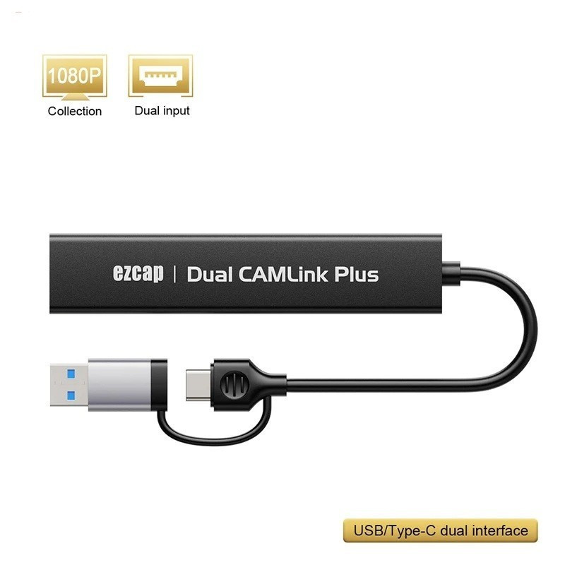 EZCAP 316 Type C to Dual HDMI Capture Cam Link streaming 2 input HDMI