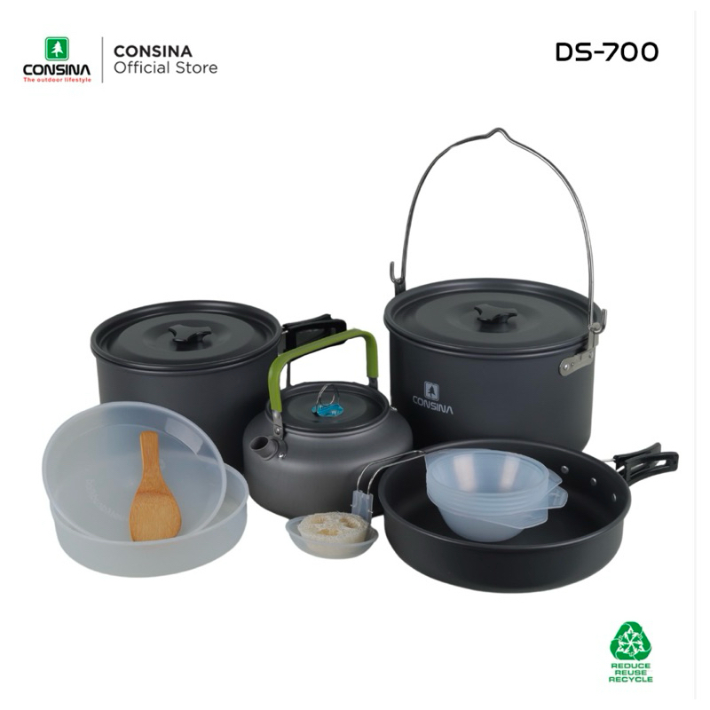 CONSINA COOKING SET CAMPING OUTDOOR DS 700