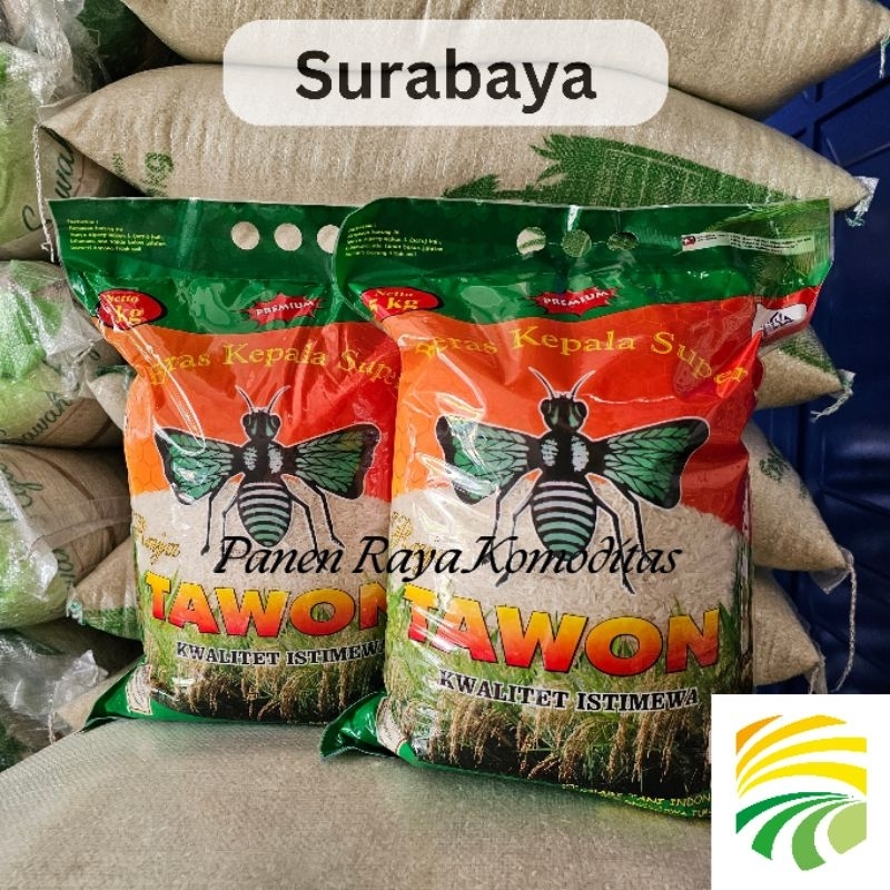 

Beras Raja Tawon Hijau 5kg x 2 Pcs