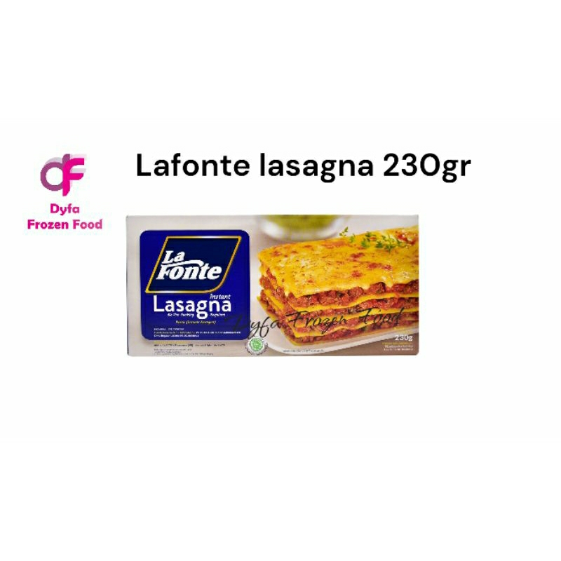 

La fonte Lasagna 230gr