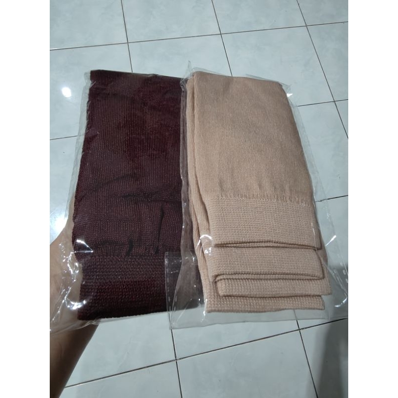 manset warna kulit dan marun kualitas bagus/ manset polos bahan bagus jahitan rapi bahan tebal / sto