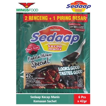 

Kecap Manis Sedaap 6 Sachet x 42gr