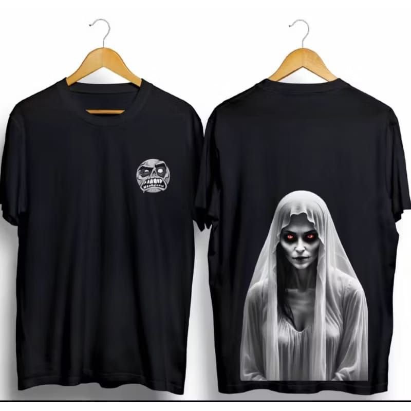 KAOS LENGAN PENDEK KUNTILANAK MATA MERAH BISA COD