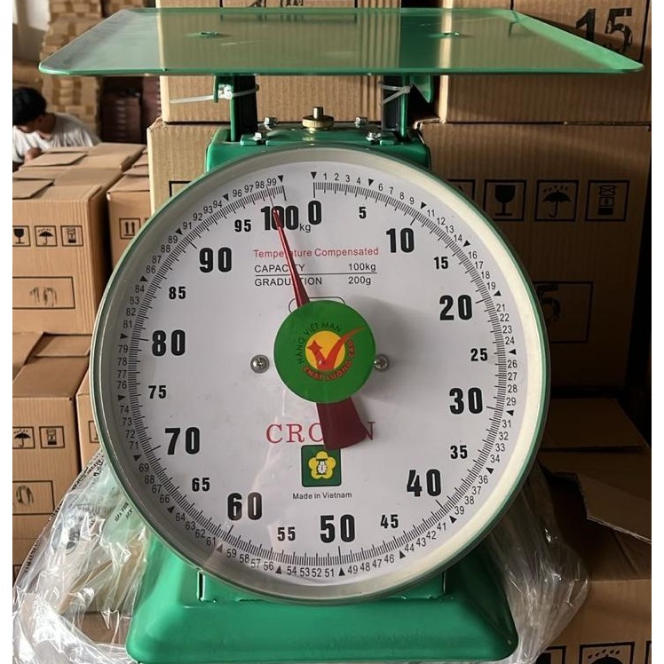 Timbangan Duduk 100kg & 150kg/ Timbangan 100kg vietnam hight quality CROWN / Timbangan nhon hoa 100k