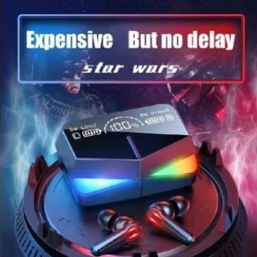 M28-HEADSET BLUETOOTH WIRELESS TWS M28 LIGHT GAMING LOW DELAY EARPH  RP 42