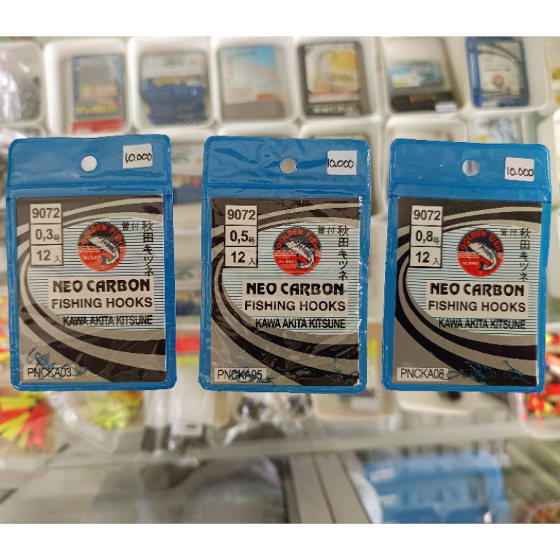 Kail Golden Fish Neo Carbon Akita Kitsune Dengan Lubang