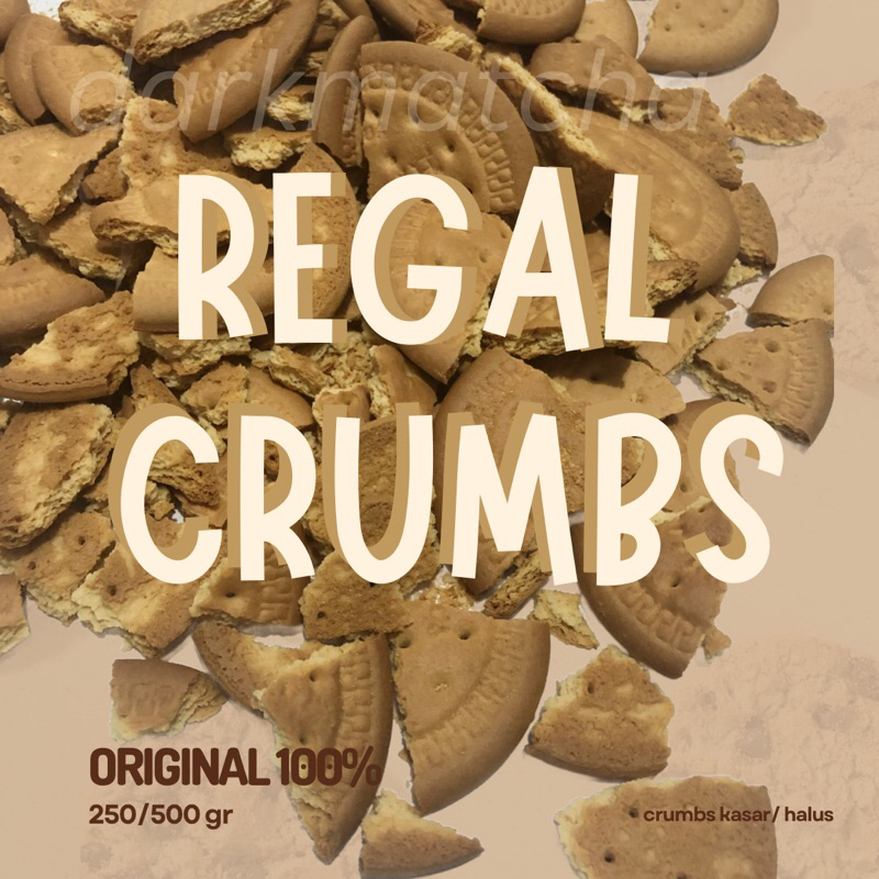 regal marie crumbs marie tumbuk kopi susu original 100% halal biskuit kue ready stock instant gojek 