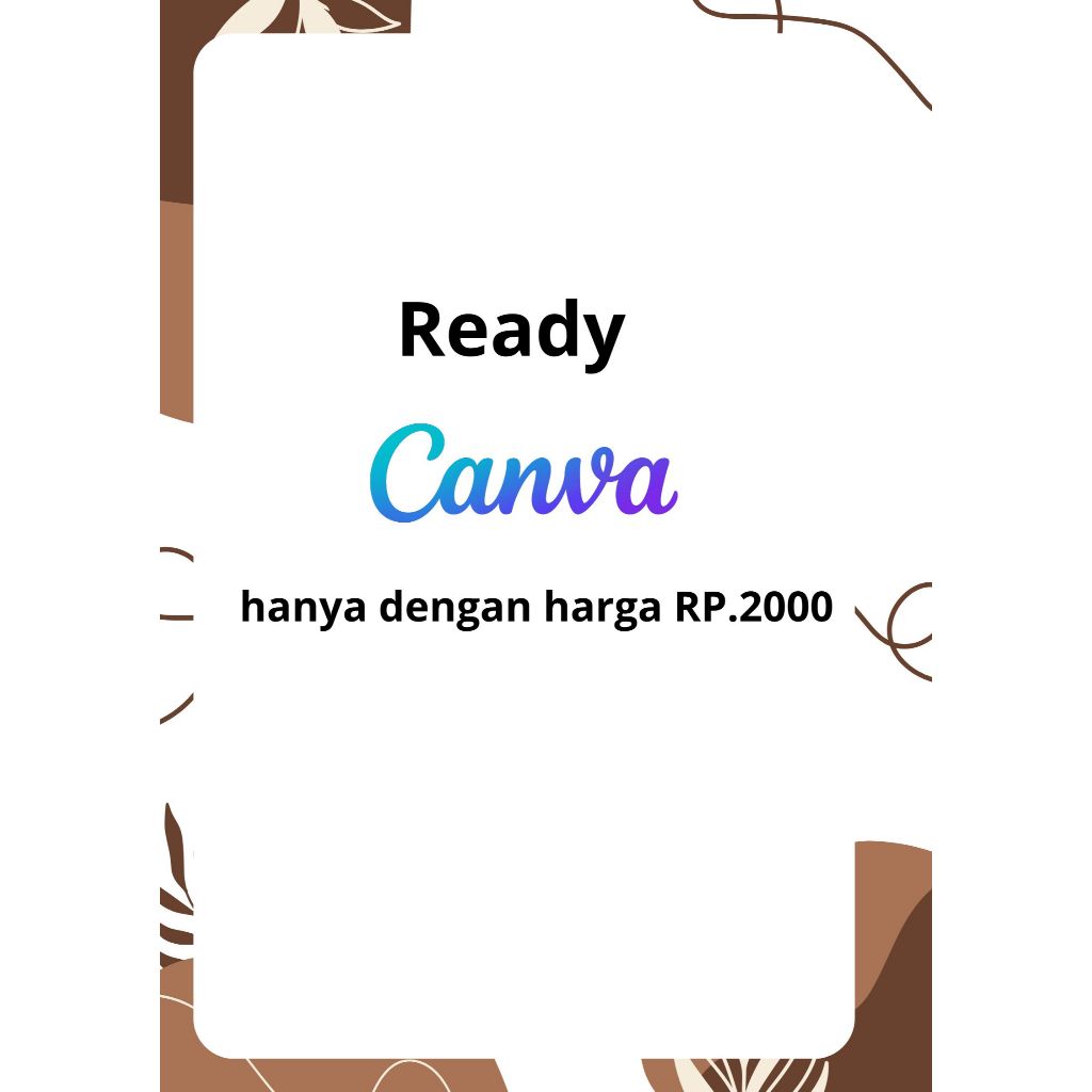 Canva Pro Full Garansi 1 Tahun Legal dan Bergaransi