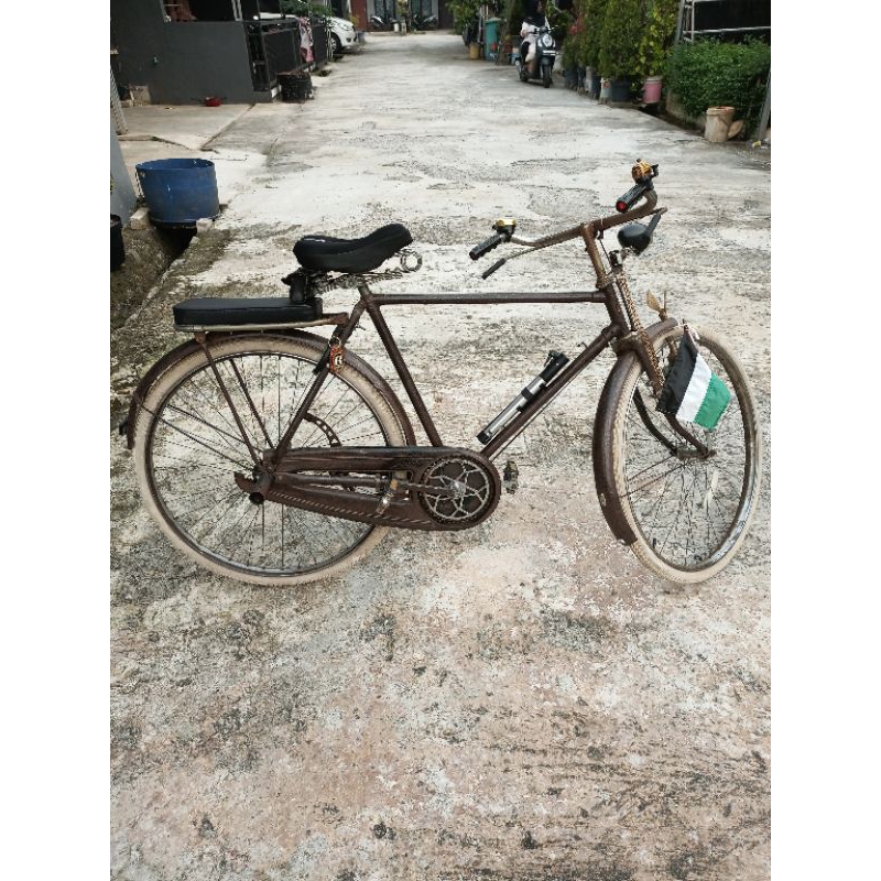 SEPEDA  ONTEL ONTHEL ELEPHANT SINGAPORE BESAR SEPEDA KLASIK SEPEDA KUNO SEPEDA JADUL SEPEDA KEBO LAK