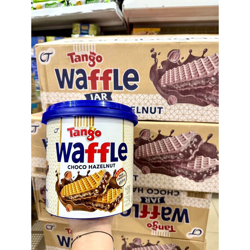 

(1 DUS) TANGO WAFFLE CHOCO HAZELNUT JAR 180 GR ISI 6 PCS