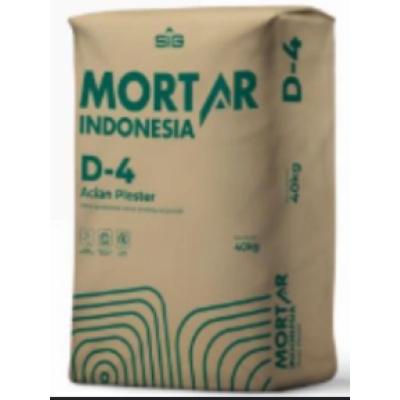 Mortar Indonesia D-4 Acian Plester Bata Ringan (40Kg)