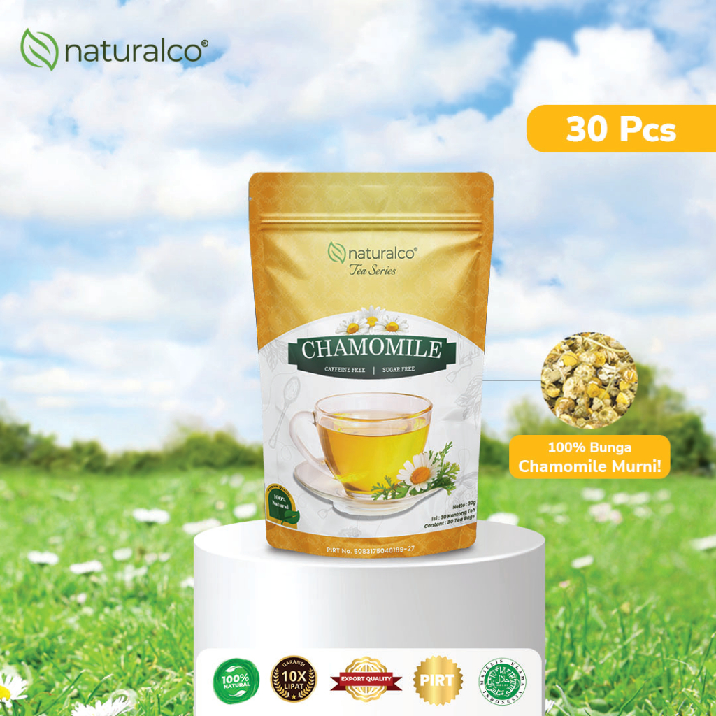 

NATURALCO CHAMOMILE TEA 30 TEA BAGS TEH BUNGA CHAMOMILE 30 KANTONG TEH UNTUK INSOMNIA {NATURALCO TEA