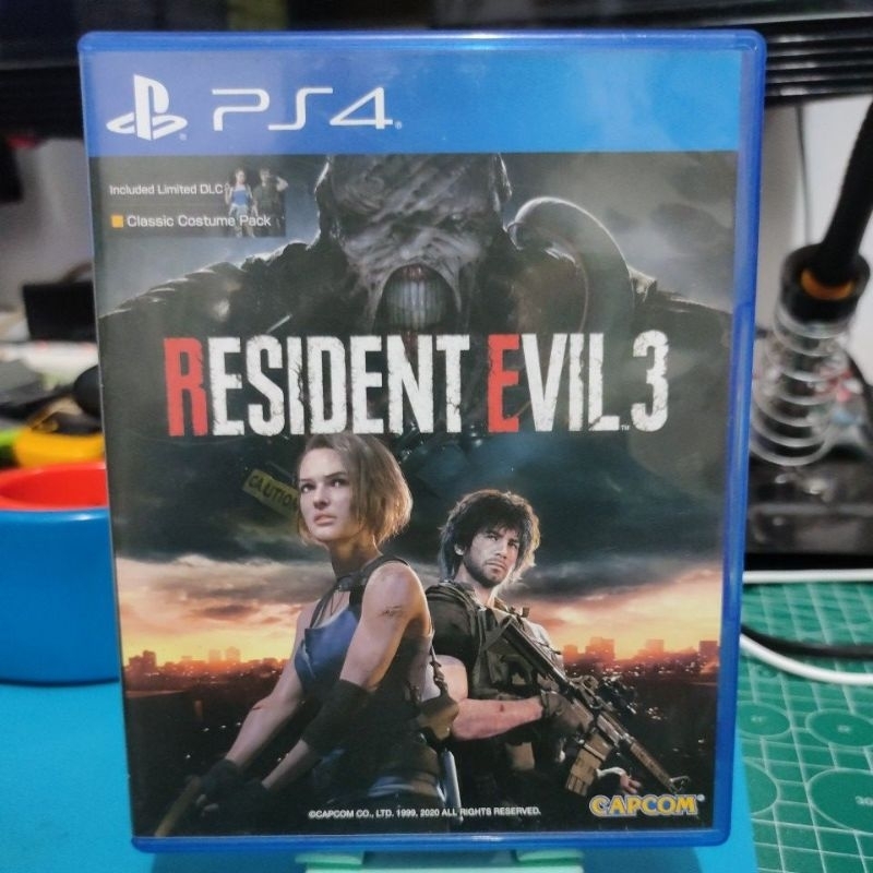 resident evil 3 PS4 kaset game Playstation bd re3 re 3