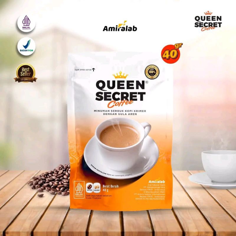 

Queen Secret Coffee 100 gr - QSC Female Kopi Dengan Gula Aren 8x Zat Aktif Lancarkan Siklus Wanita